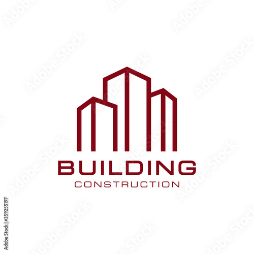 Construction, Building Logo Vector Design Template