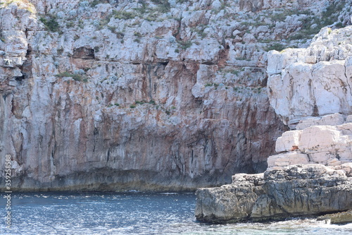 cliff and sea