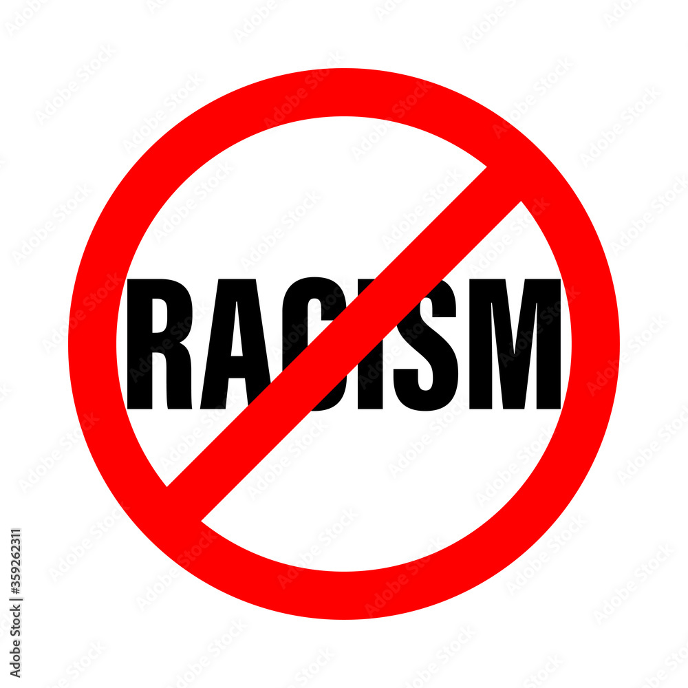 anti racism vector banner. black lives matter. stop racist. racial diversity race concept. together against racial discrimination, inequality. people equality. cant breath idea. on white background anti racism vector banner. black lives matter. stop racist. racial diversity race concept. together against racial discrimination, inequality. people equality. cant breath idea. on white background