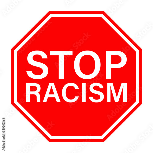 anti racism vector banner. black lives matter. stop racist. racial diversity race concept. together against racial discrimination, inequality. people equality. cant breath idea. on white background