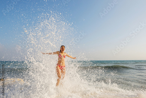 Girl on the beach © Galyna Andrushko