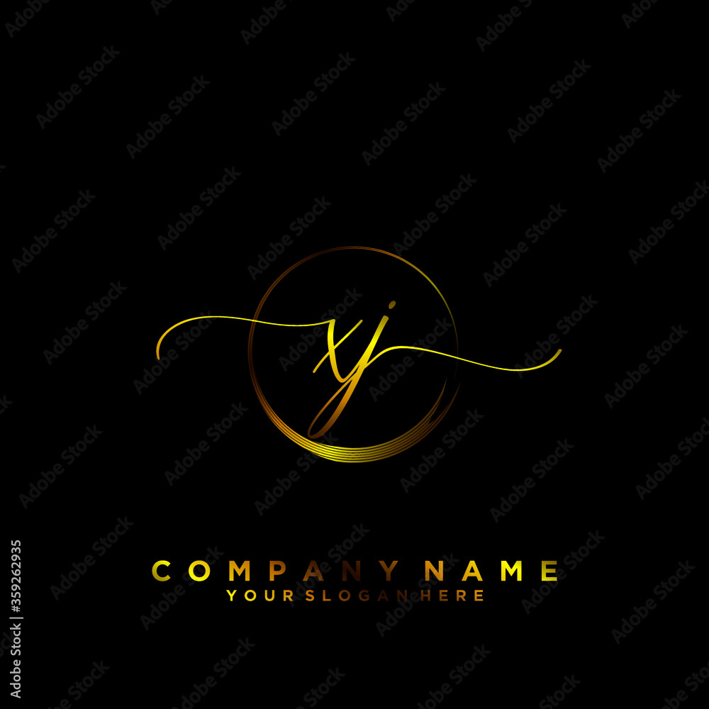XJ Initial handwriting logo vector
XJ Initial handwriting logo vector