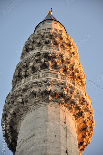 Galata Tower, Medieval Genoese Stone Tower in Istanbul, Beyoglu, Turkey