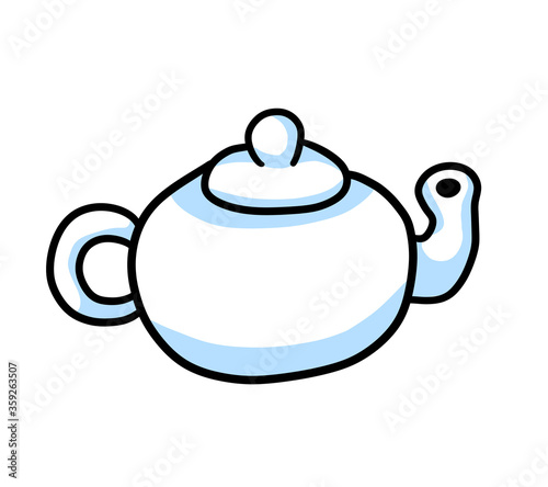 Cartoon Stylized Tea Pot