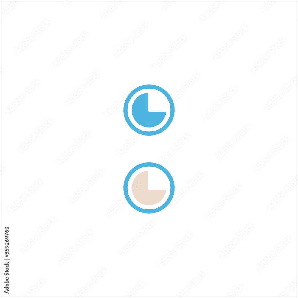 clock icon flat vector logo design trendy clock icon flat vector logo design trendy