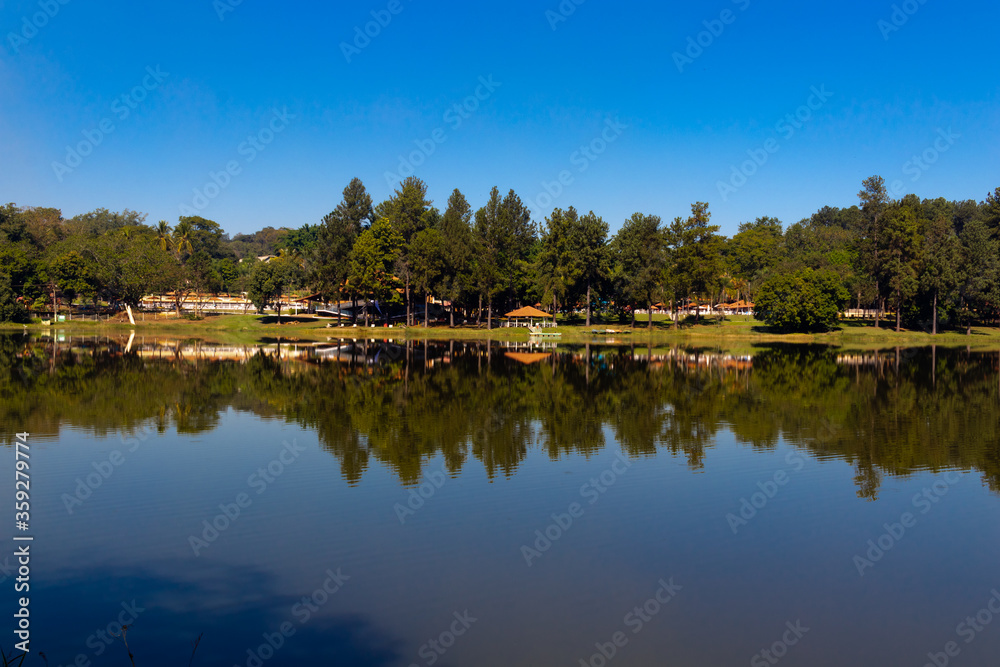 reflection of trees in lake reflection of trees in lake