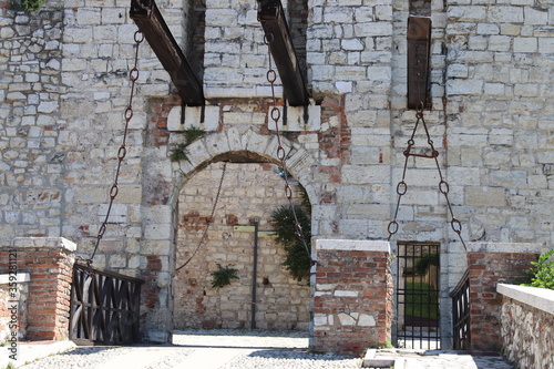 ancient castle in Brescia, a city in northern Italy photo