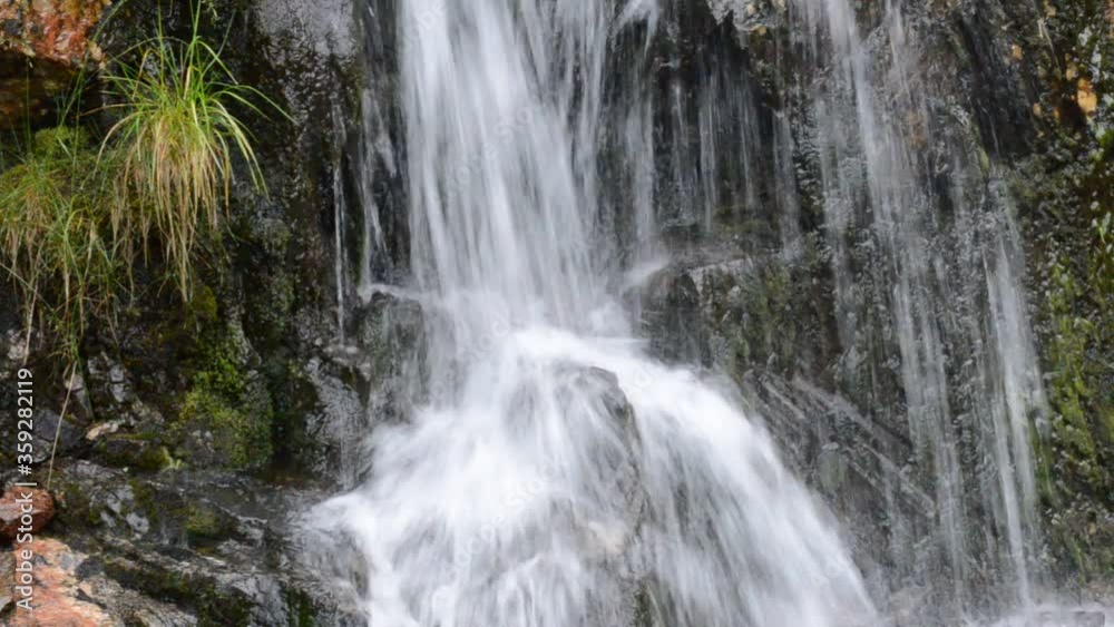 waterfall and stream in the mountains
waterfall and stream in the mountains