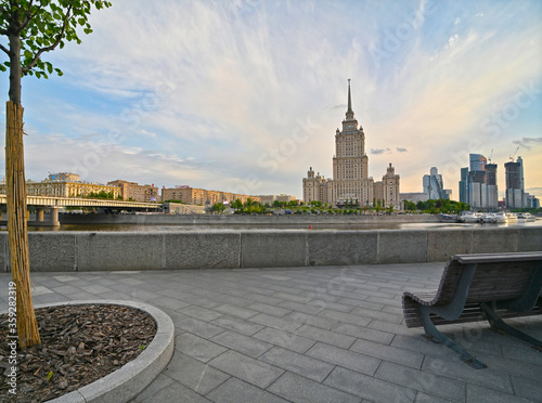 Russia, Moscow, Krasnopresnenskaya embankment, Ukrain, Radisson hotel photo