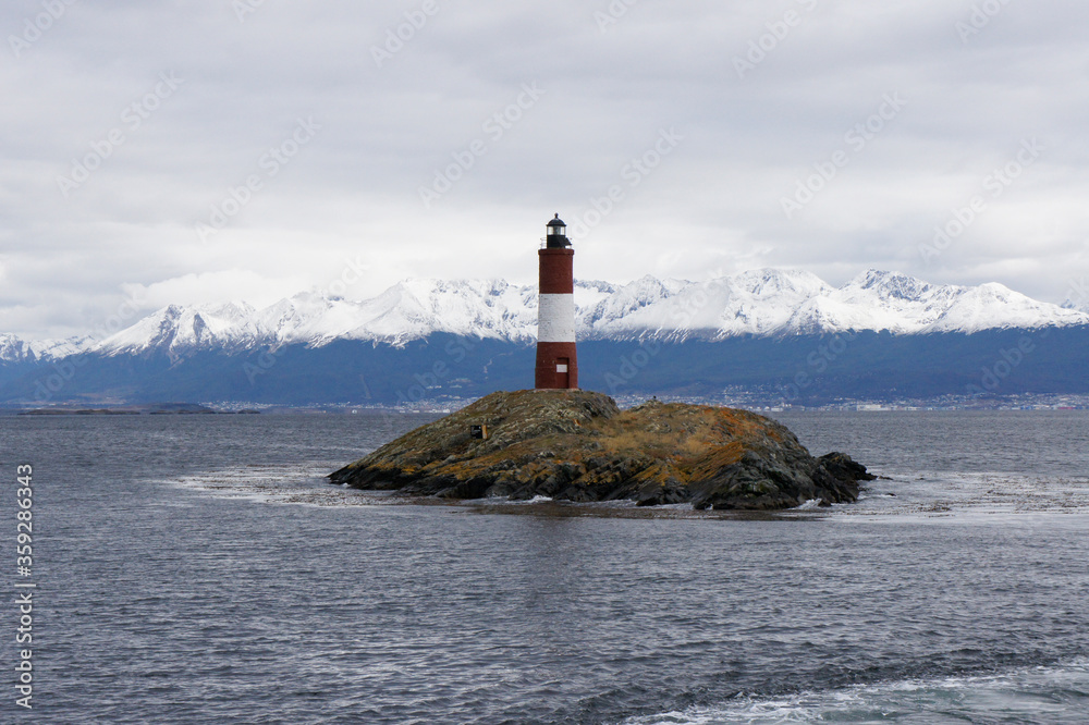 Ushuaia, The Lighthouse at the End of the World, Tierra del Fuego, Argentina, South America
