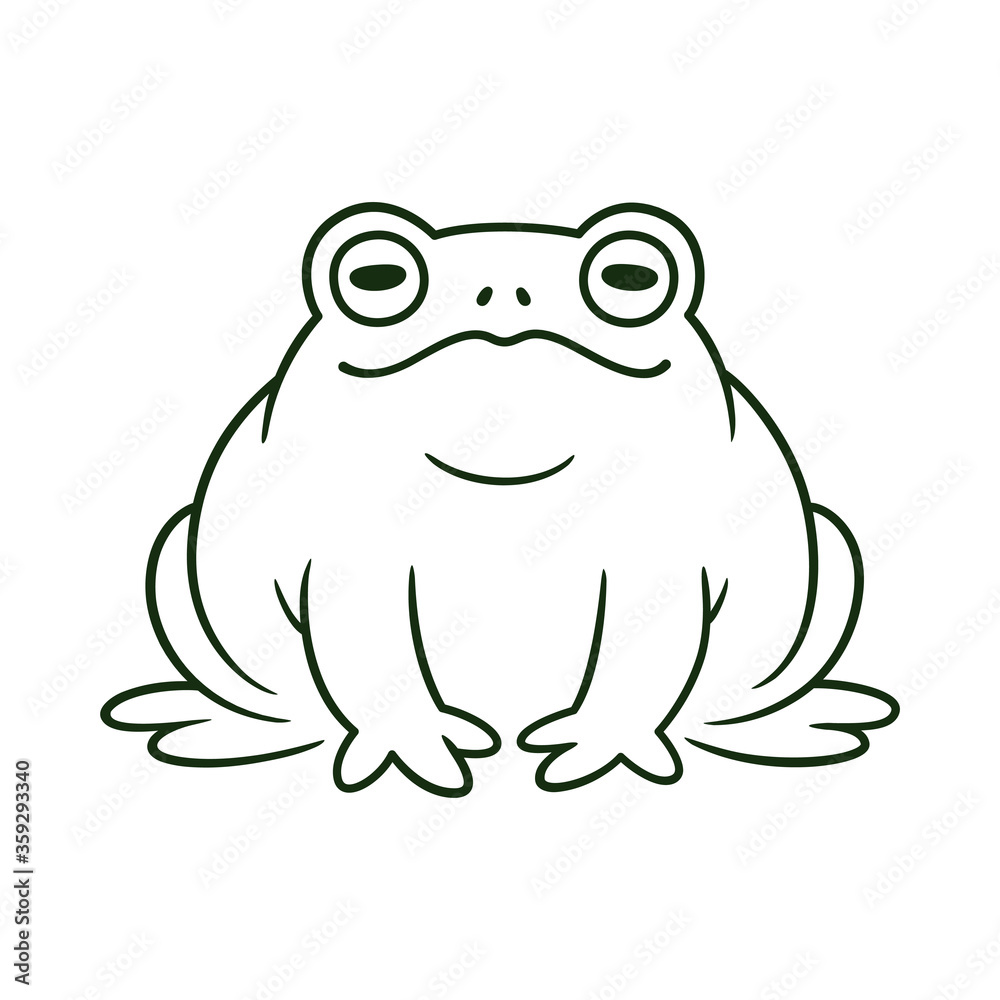Cartoon toad drawing Cartoon toad drawing