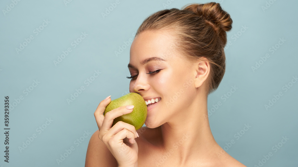 Vegetarian vitality wellbeing wellness concept. Cropped close up photo of white clean clear healthy