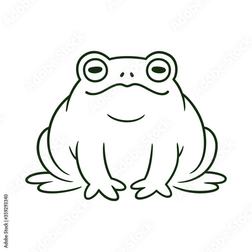 Cartoon toad drawing