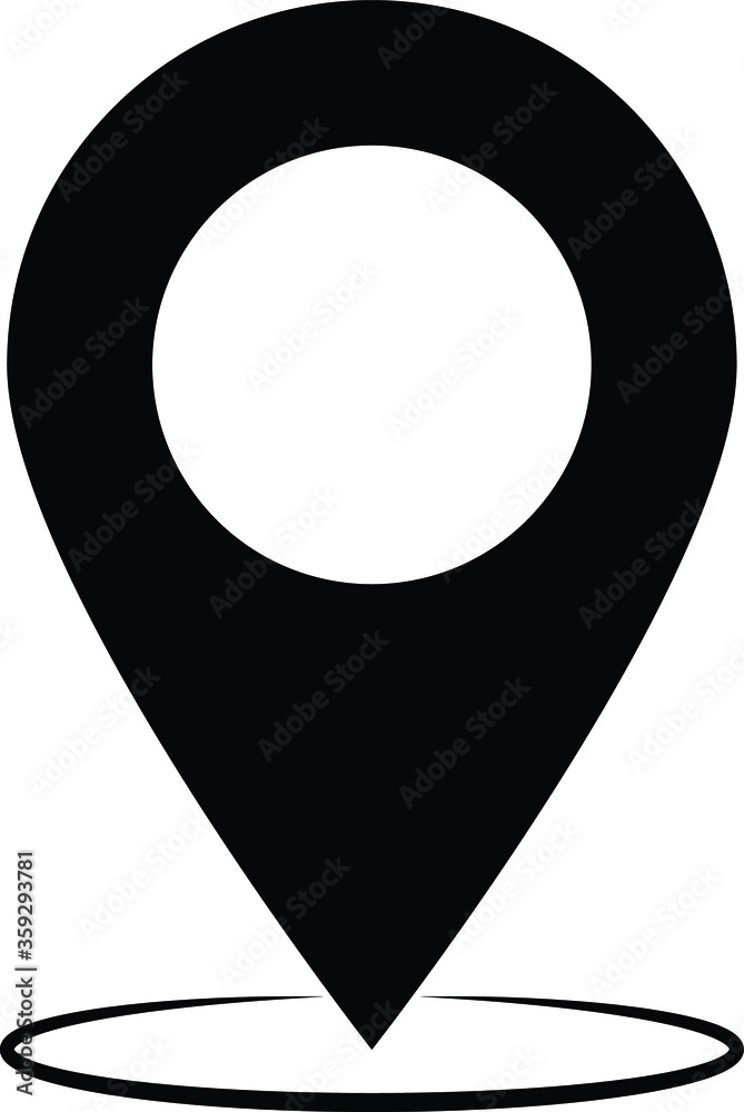 Location Pin GPS Pointer Travel Button Marker Illustration Symbol Location Pin GPS Pointer Travel Button Marker Illustration Symbol