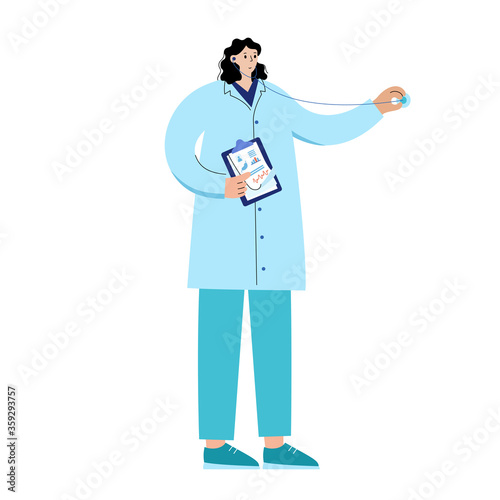 Clinic and doctor concept