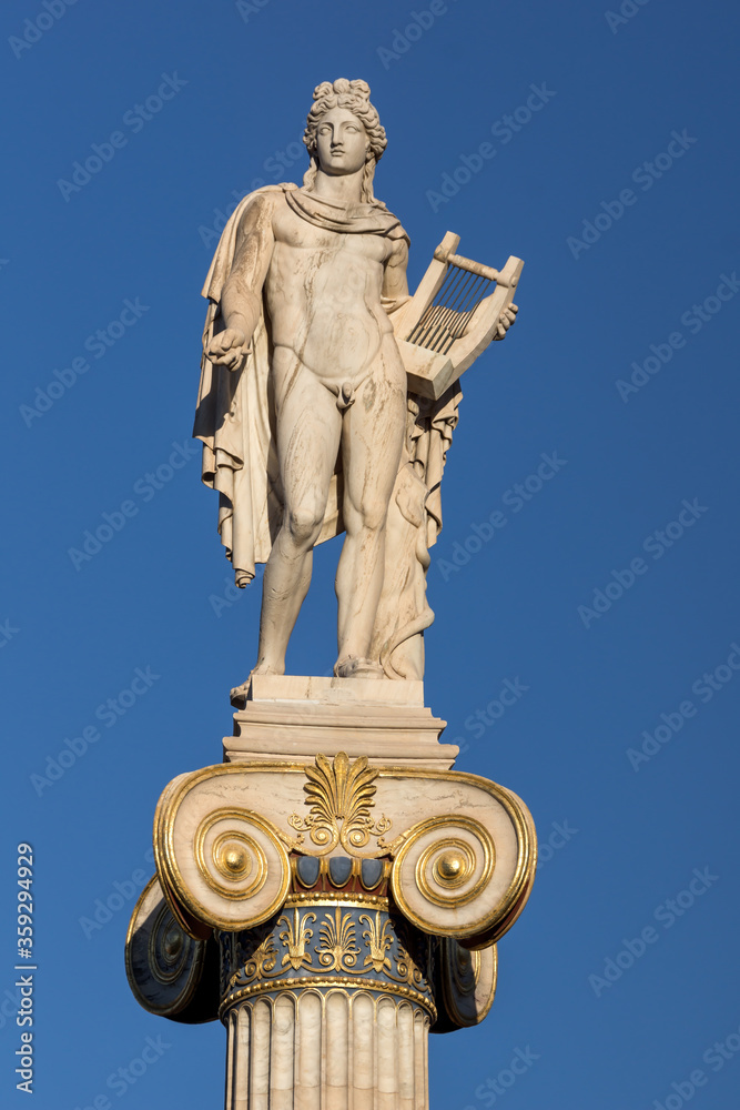 Obraz premium Apollo statue in front of Academy of Athens, Greece