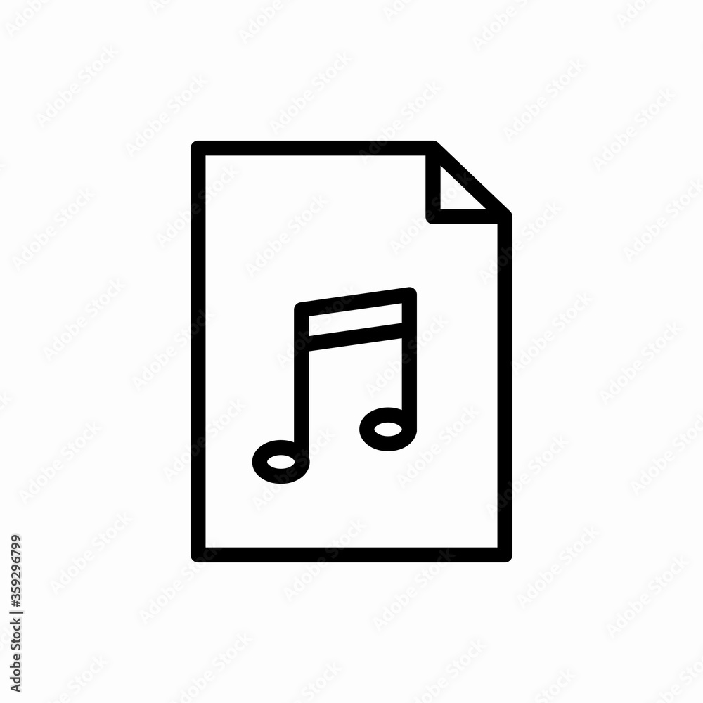 Outline document icon.Document vector illustration. Symbol for web and mobile Outline document icon.Document vector illustration. Symbol for web and mobile