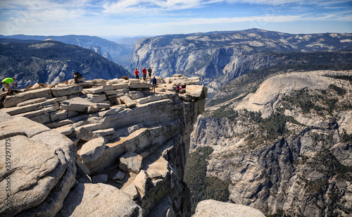 Top of Half Dome, Yosemite National Park, California photo