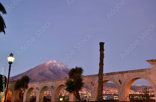 Scenic view in Arequipa, Peru photo