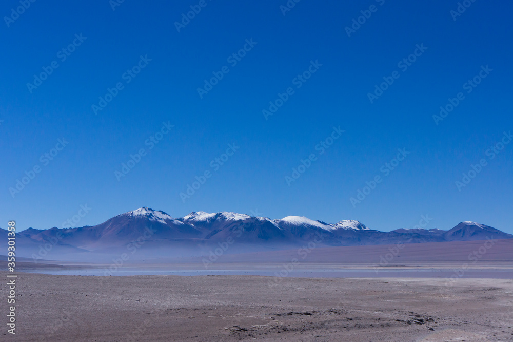White lake, Altiplano Lakes, Bolivia, South America White lake, Altiplano Lakes, Bolivia, South America