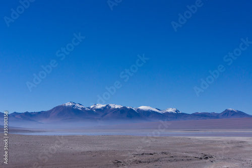 White lake  Altiplano Lakes  Bolivia  South America