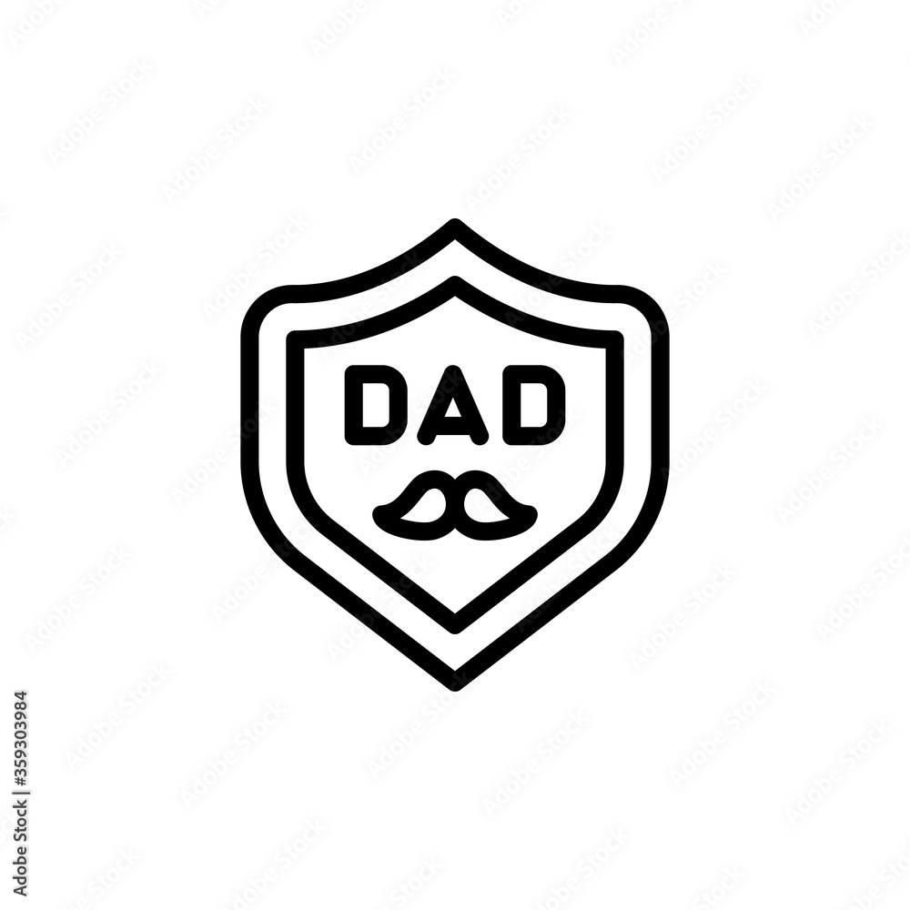 Shield icon. Simple line, outline vector elements of cultural activities icons for ui and ux, website or mobile application Shield icon. Simple line, outline vector elements of cultural activities icons for ui and ux, website or mobile application