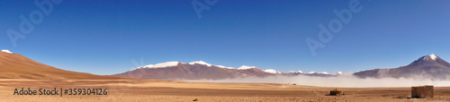 White lake, Altiplano Lakes, Bolivia, South America