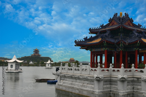 Hengdian City of Film and Television  Panorama of Beijing Forbidden City in Zhejiang Province  China