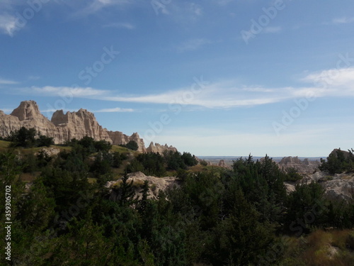 Badlands South Dakota arid desert landscape 2019