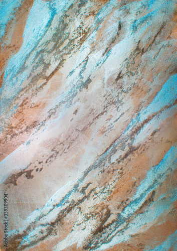 Stone floor background with wonderful texture in blue and brown color