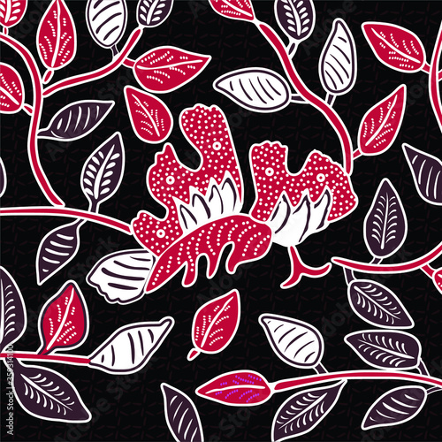 Indonesian Batik. Batik Indonesian: is a technique of wax-resist dyeing applied to whole cloth, or cloth made using this technique originated from Indonesia.