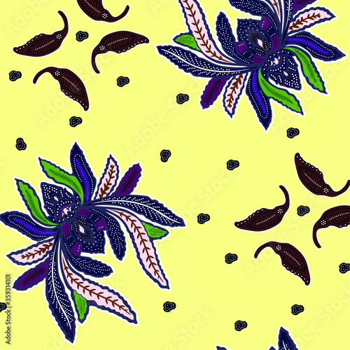 Indonesian Batik. Batik Indonesian: is a technique of wax-resist dyeing applied to whole cloth, or cloth made using this technique originated from Indonesia.