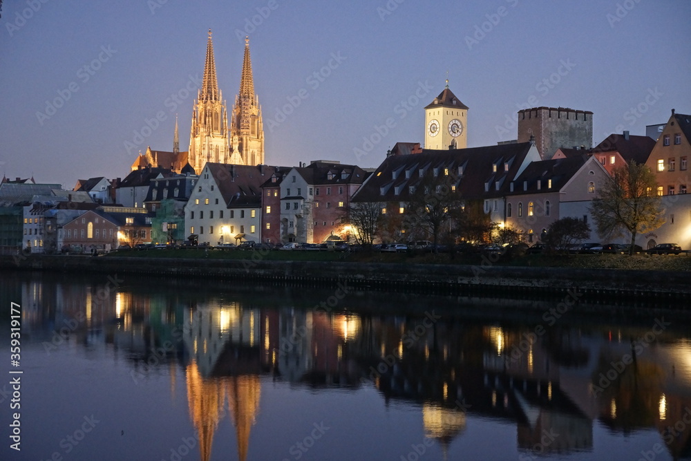 Würzburg night Germany