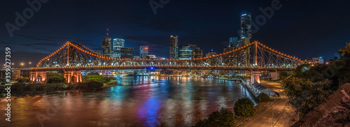 Brisbane's Storey Bridge at night  © Brian