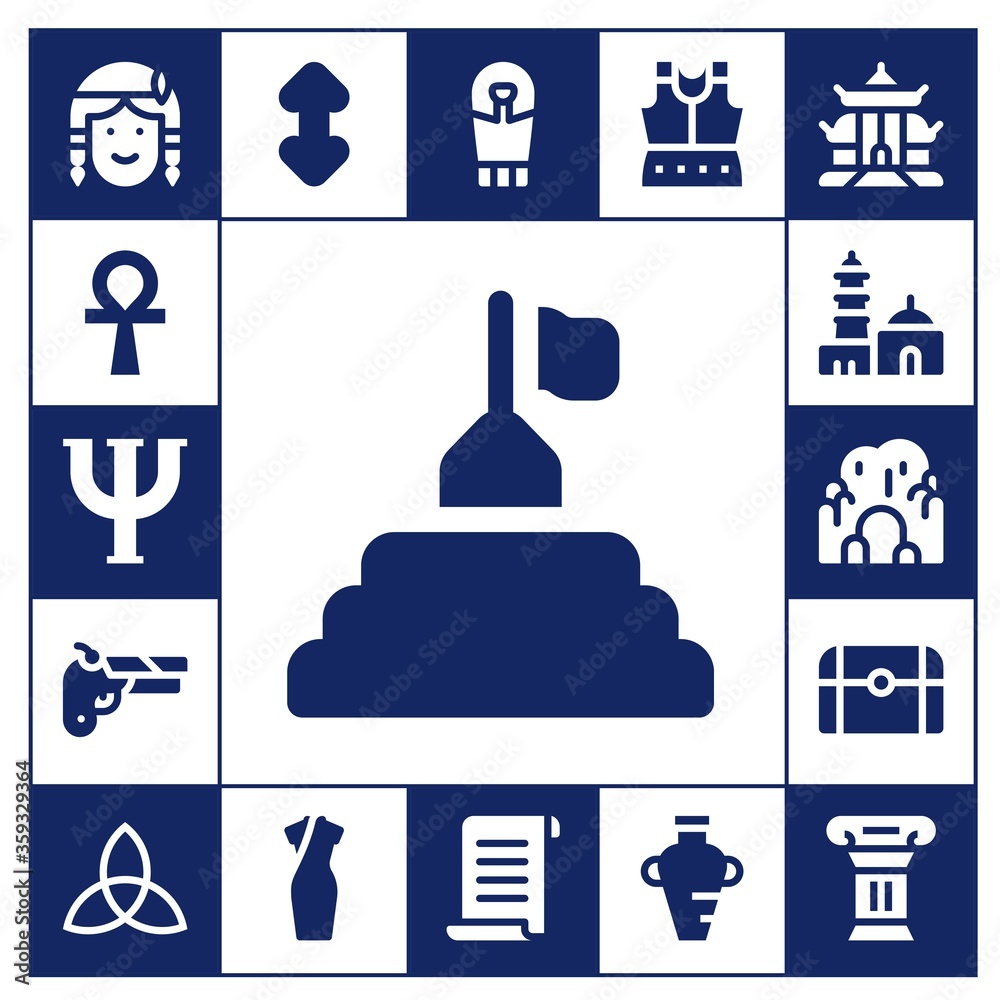 ancient icon set ancient icon set