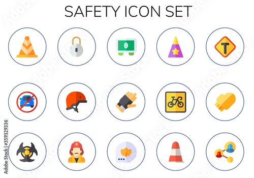 safety icon set