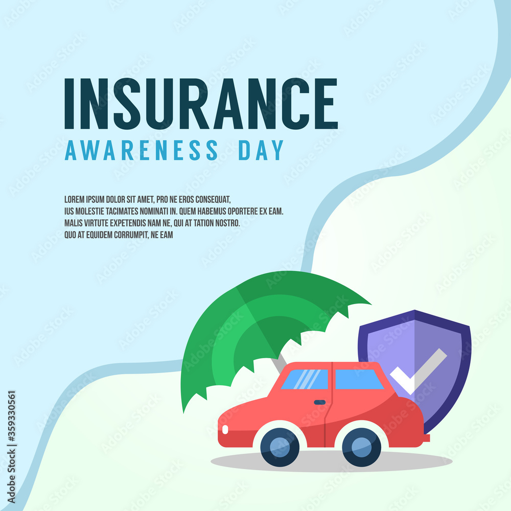 Obraz premium National Insurance Awareness Day Vector Design Illustration