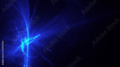 blue light background