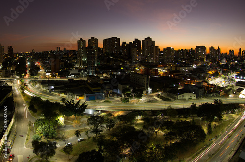 night view of the city