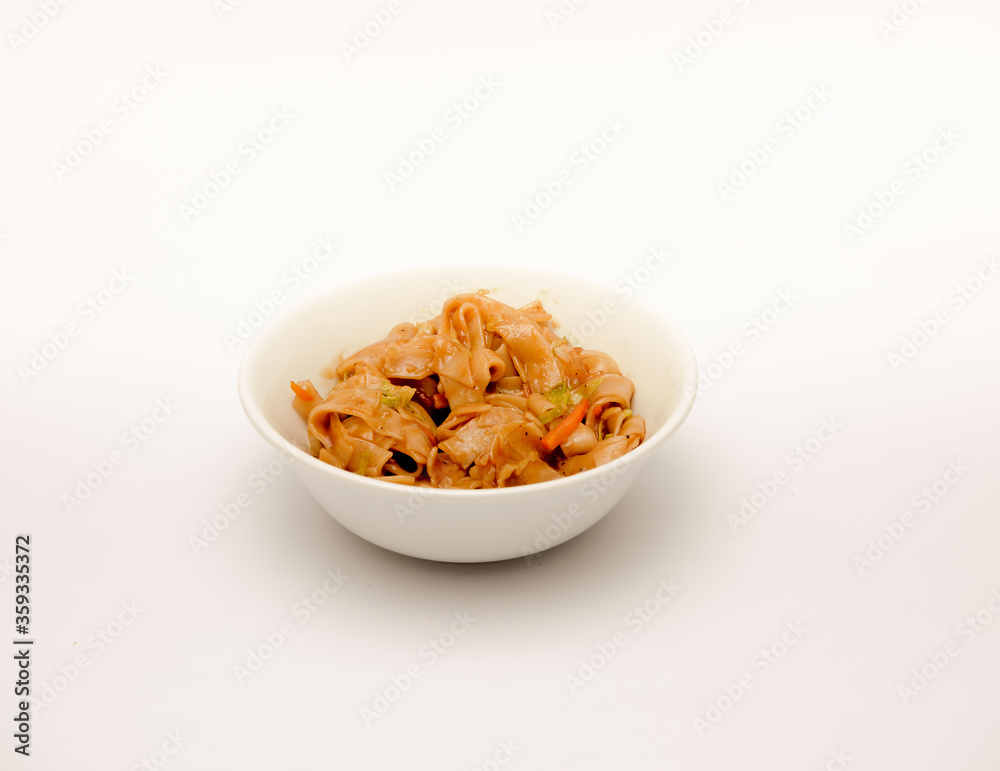 Delicious Asian breakfast shot isolated against a white background. Delicious Asian breakfast shot isolated against a white background.