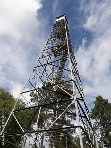 Old fire tower in Pequot Lakes, Minnesota 2019