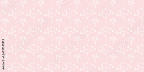 seamless pattern with pink  herbs, herbal  background. pink background.print for  linens, wrapping, wallpaper, texture for clothing fabric prints, web design, home textile. web page
