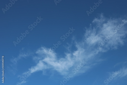 blue sky with clouds
