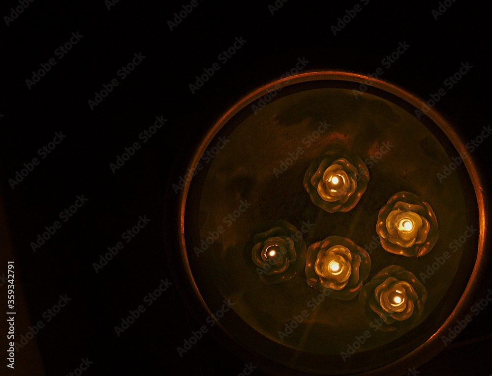 Lamps for a celebration with a background Lamps for a celebration with a background