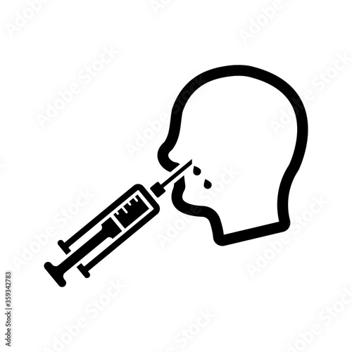  Oral sedation icon.