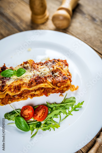 Italian pasta lasagne