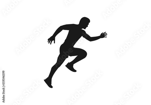 Fitness man, men stretching on white isolated