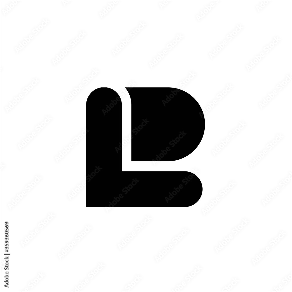 letter ld design vector template icon letter ld design vector template icon