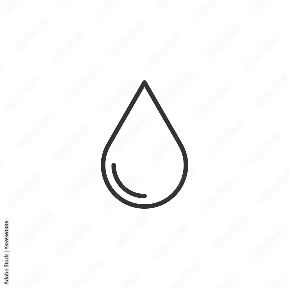 Drop icon. Vector Illustration Drop icon. Vector Illustration