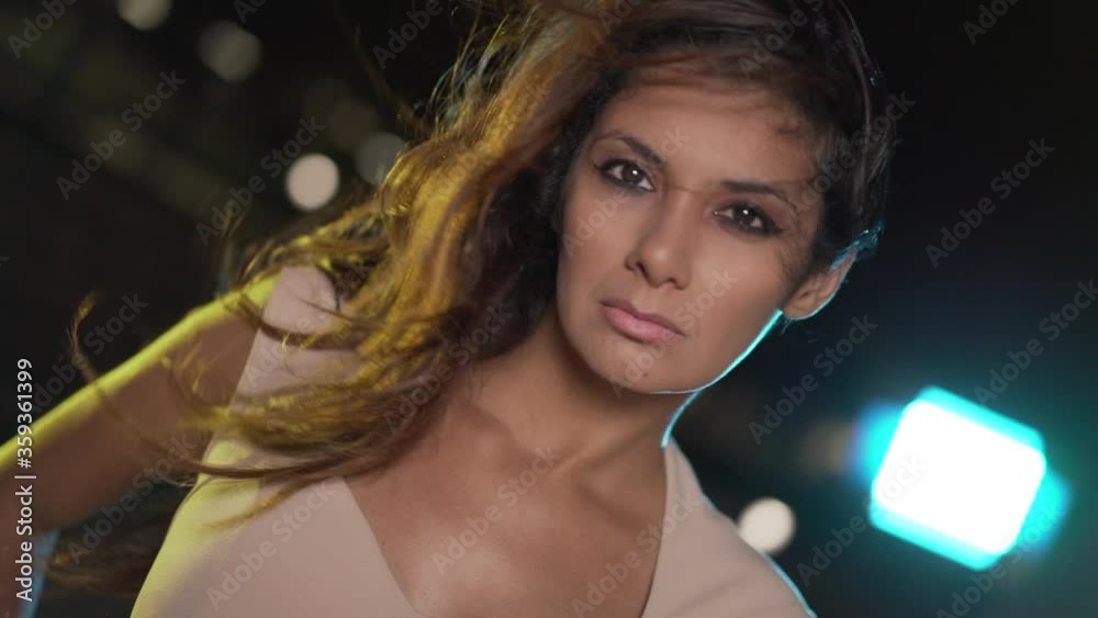 A lady model posing for a fashion shoot A lady model posing for a fashion shoot